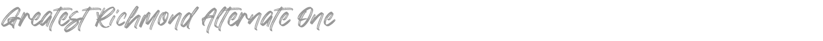 Greatest Richmond font preview